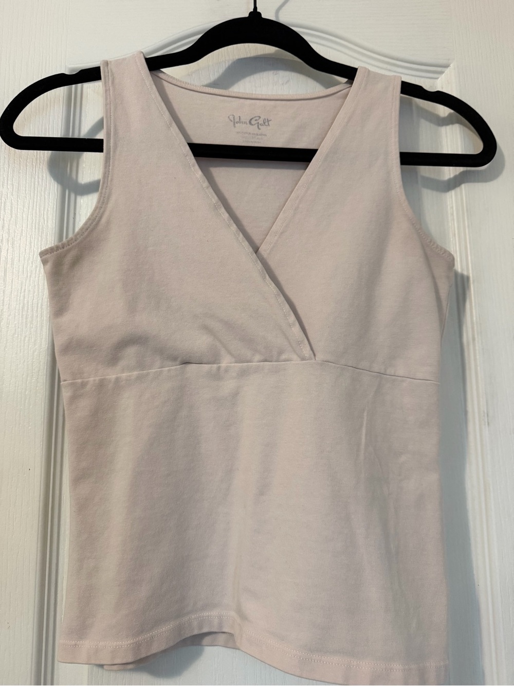 Brandy Melville Pale Pink V-Neck Tank Top